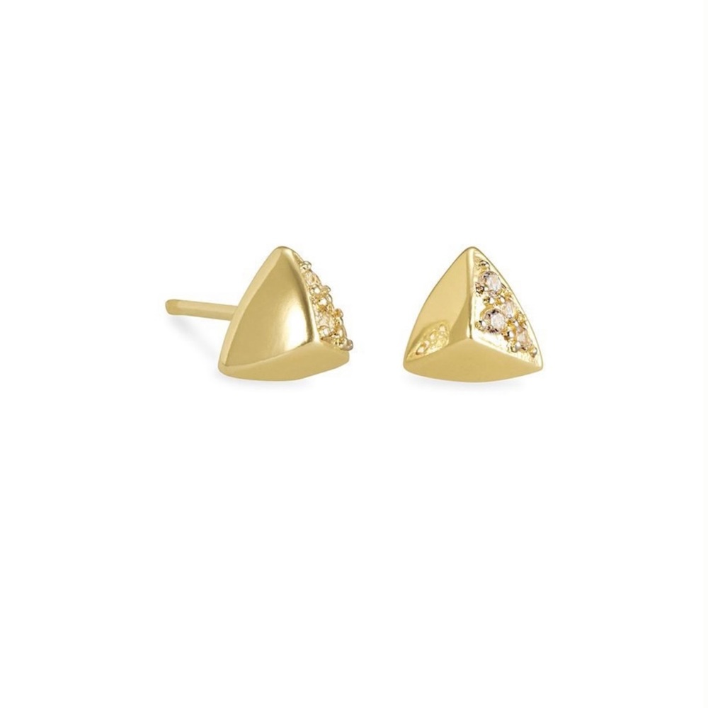 🆕KENDRA SCOTT Perry Stud Earrings In Gold